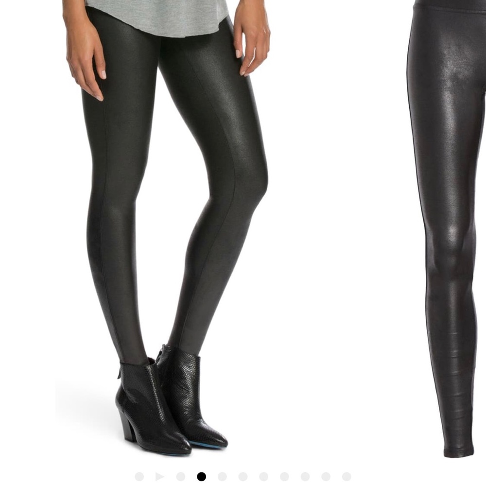 Spanx faux leather leggings